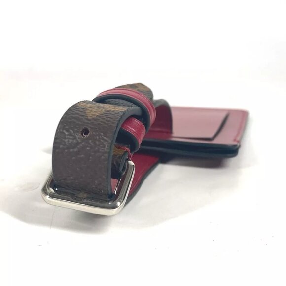 LOUIS VUITTON Monogram Name tag Not for sale charm MonogramCanvas Brown Unused - Picture 12 of 14